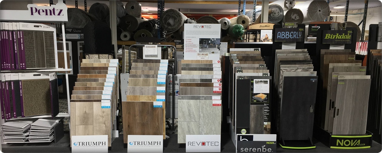 Sample of laminate flooring