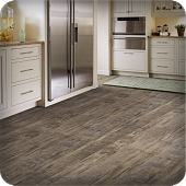 some sheet vinyl in a kitchen