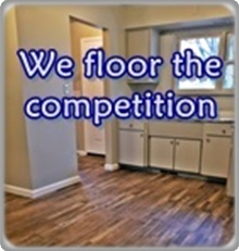 we floor the competition