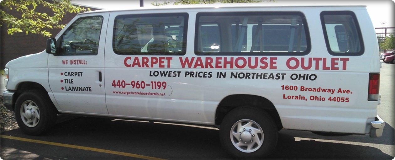 Carpet warehouse vans