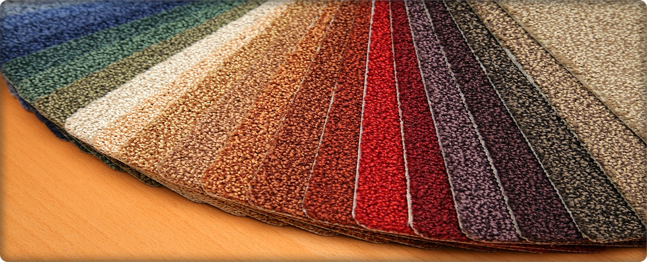 Carpet warehouse color samples